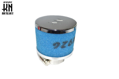 ノーマルキャブ用　KN926 汎用パワーフィルター ストレート 【ブルー】