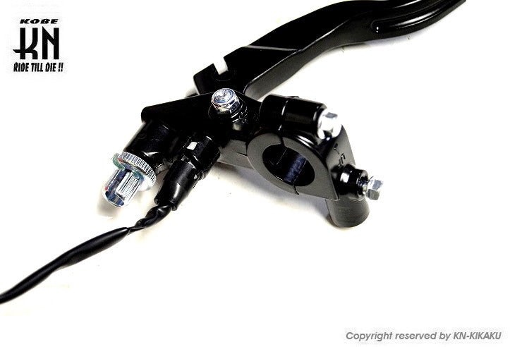 RCB 汎用クラッチ/ブレーキレバーアッセン【E-2】左【ブラック】ケーブルタイプ