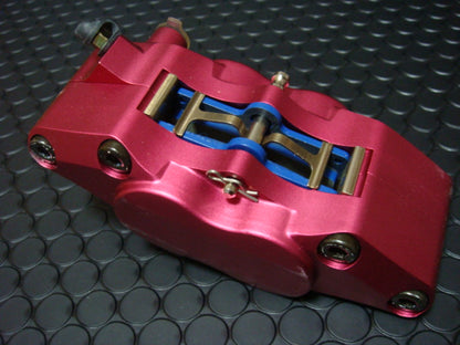 KOSO 4POT対向アルミ削出キャリパー 280mmDISK用 【限定ピンク】