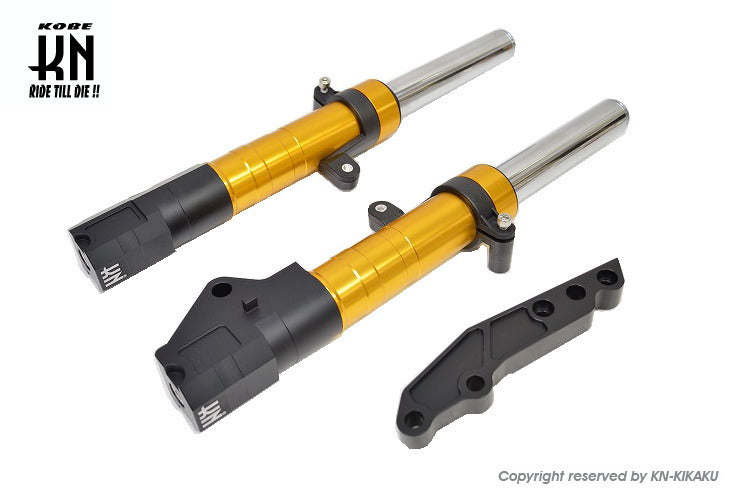 スーパーフロントフォーク【ゴールド】シグナスX 【2/3型】245mm/4potキャリパー