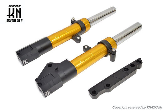 スーパーフロントフォーク【ゴールド】シグナスX 【2/3型】260mm/4potキャリパー