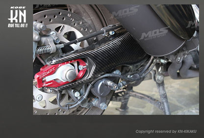 MOS  カーボンスイングアームプロテクター【右側】TMAX530-4型/5型】2013-2016
