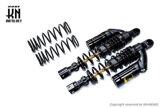 RCB 348-353mm リアショック減衰調整【XMAX250/300/PCX】VDシリーズ【ブラック/ゴールド