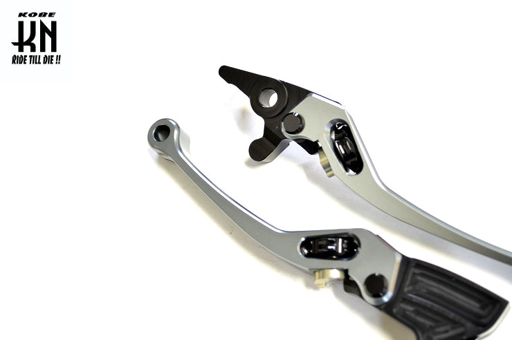 NCY 調整式ブレーキレバー【AEROX125/AEROX155】グレー