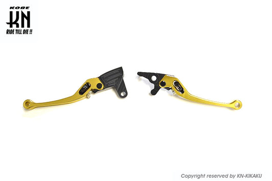 NCY 調整式ブレーキレバー【AEROX125/AEROX155】ゴールド