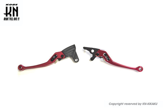 NCY 調整式ブレーキレバー【AEROX125/AEROX155】レッド
