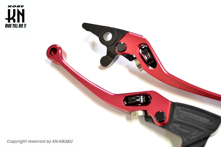 NCY 調整式ブレーキレバー【AEROX125/AEROX155】レッド