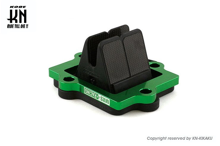 MXS アルミCNCリードスペーサー5mm【ヤマハ横型E/G 50/90/100cc系】