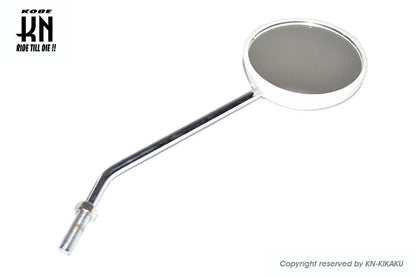 オールドタイプミラー正ネジ 8mm【左右兼用タイプ】ホワイト