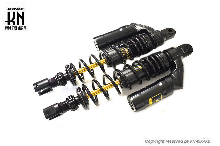 RCB 395-400mm 減衰調整リアショック【VSシリーズ】プレミアムブラック【ADV150】