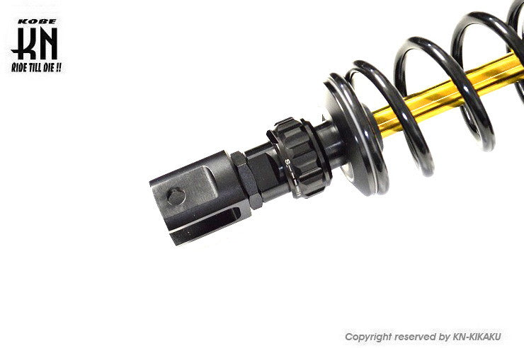 RCB 395-400mm 減衰調整リアショック【VSシリーズ】プレミアムブラック【ADV150】