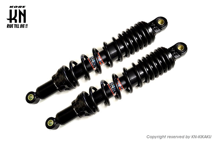 YSS リアショック【345mm】バネレート調整付き【DTGシリーズ】ブラック/ブラック【ハンターカブ/クロスカブ】