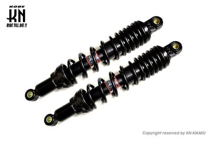 YSS リアショック【345mm】バネレート調整付き【DTGシリーズ】ブラック/ブラック【ハンターカブ/クロスカブ】