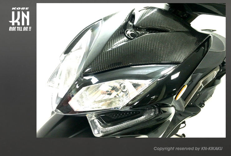 MOS カーボンフロントカバー【レーシングS 125】