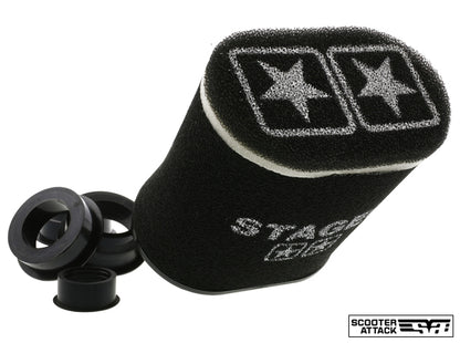 STAGE6 汎用エアフィルター大 【黒】【55/49/45/42/35/28】mm