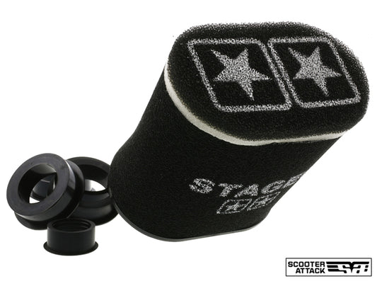 STAGE6 汎用エアフィルター大 【黒】【55/49/45/42/35/28】mm