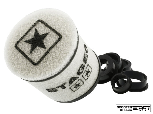 STAGE6 汎用エアフィルター小 【白】【55/49/45/42/35/28】mm