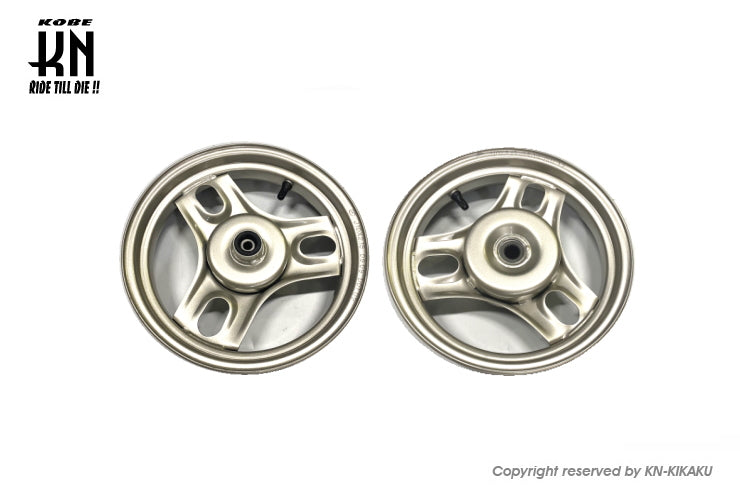 ホイール前後セット【todayAF61,AF67/DioAF62,AF68】シルバー