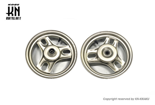 ホイール前後セット【todayAF61,AF67/DioAF62,AF68】シルバー