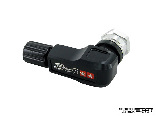 STAGE6 サイドストレートバルブ アルミ削出し【ブラック】