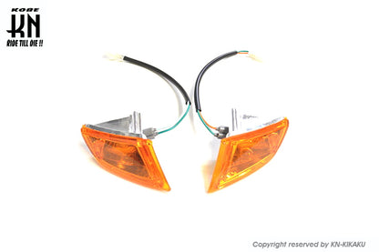 スーパーリフレクターウインカーアッセン左右セット【ディオ AF18/AF25】オレンジ