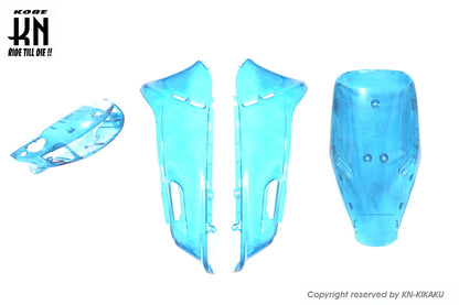 外装4点セット【ディオAF25】スケルトンブルー