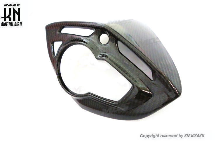 MOS カーボンフロントアッパーカバー+カーボンスピードメーターカバー【シグナスX/3型】