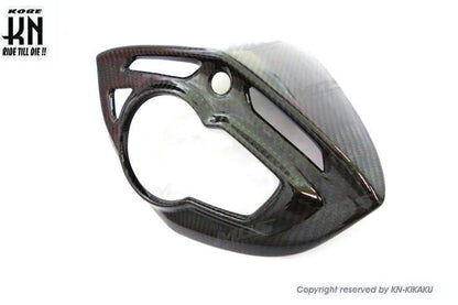 MOS カーボンフロントアッパーカバー+カーボンスピードメーターカバー【シグナスX/3型】