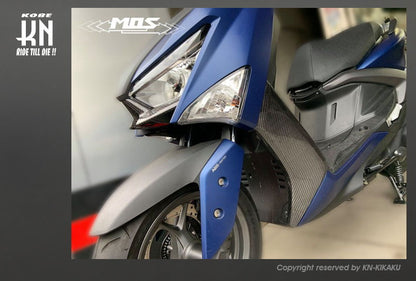 MOS カーボンフロントサイドカバー【シグナス6型GRYPHUS】