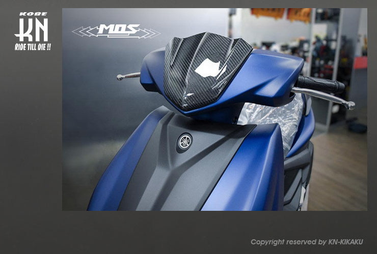 MOS カーボンフロントアッパーカバー【シグナス6型GRYPHUS】タイプ2