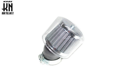 汎用ノーマルキャブ用 パワーフィルター45度タイプ【クリアー】タイプ1