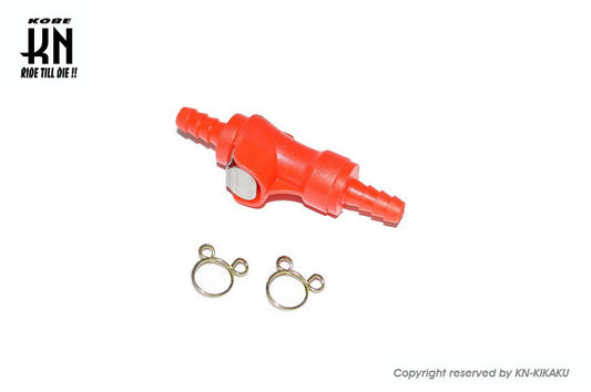 KOSO クイックガソリンジョイント【レッド】 6mm