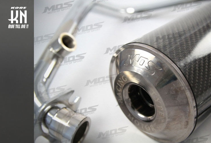 MOS カーボンスポーツマフラー【BWS125(5S9),BWS125X(46P)】限定販売