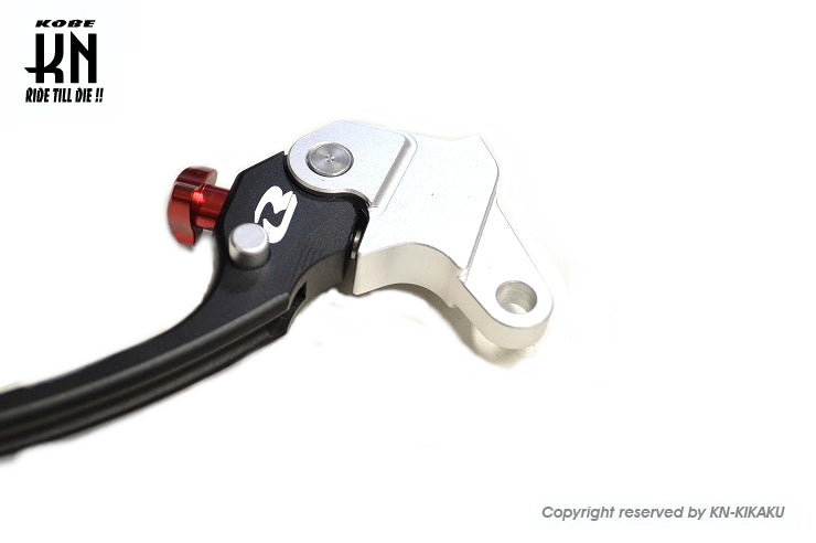 RCB アルミ調整式ブレーキレバー【AEROX/NVX155】S3シリーズ【ブラック】