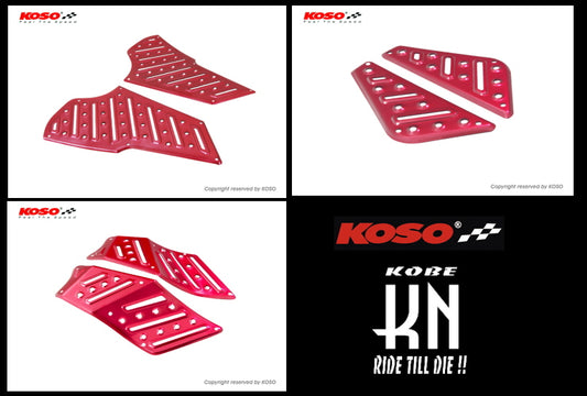 KOSO 2012年 シグナスX  フロアボードセット【レッド】