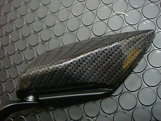 KOSO TTミラー KNバージョン 【ツヤありカーボン柄/ブラック】ブルーレンズ