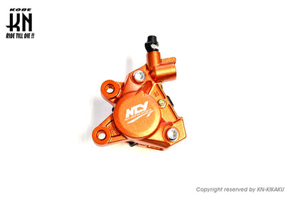 NCY 対向2POTキャリパー 鋳造タイプ【オレンジ】