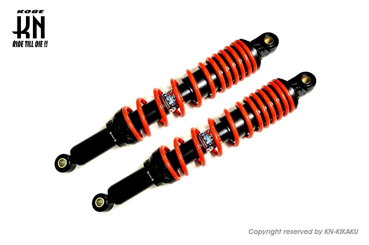 YSS リアショック【385mm】バネレート調整付き【DTGシリーズ】ブラック/レッド【ハンターカブ/クロスカブ】