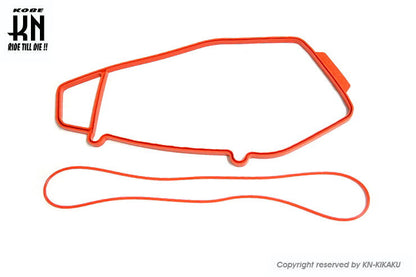 KOSO エアクリーナーBOXカラーラバー【DRG158】レッド