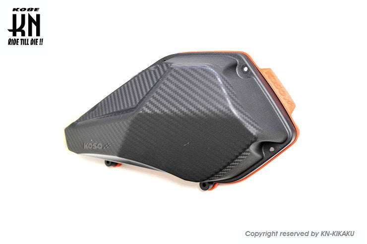 KOSO エアクリーナーBOXカラーラバー【DRG158】レッド