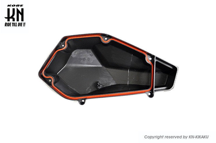 KOSO エアクリーナーBOXカラーラバー【DRG158】レッド