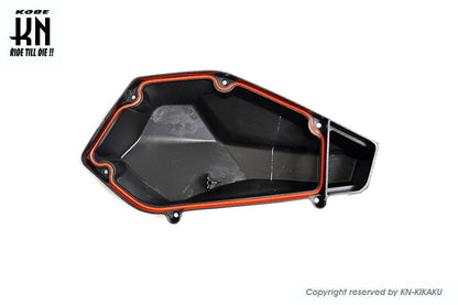 KOSO エアクリーナーBOXカラーラバー【DRG158】レッド