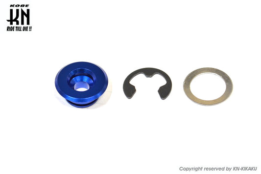 ディスクローターピン/クリップセット【補修用】ブルー【アルミピン】