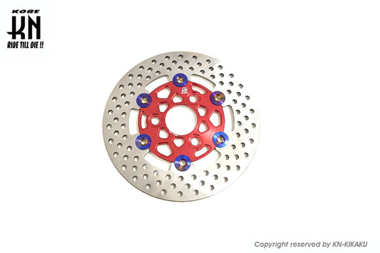 ビッグブレーキディスク【200mm】JOG系 フローティングディスク【レッド】