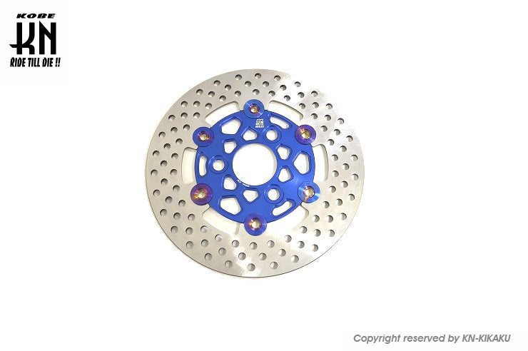ビッグブレーキディスク【200mm】JOG系 フローティングディスク【ブルー】