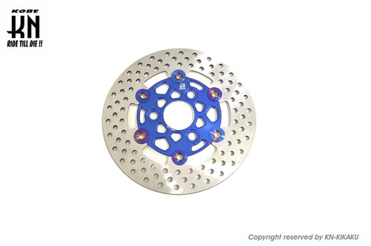 ビッグブレーキディスク【200mm】JOG系 フローティングディスク【ブルー】