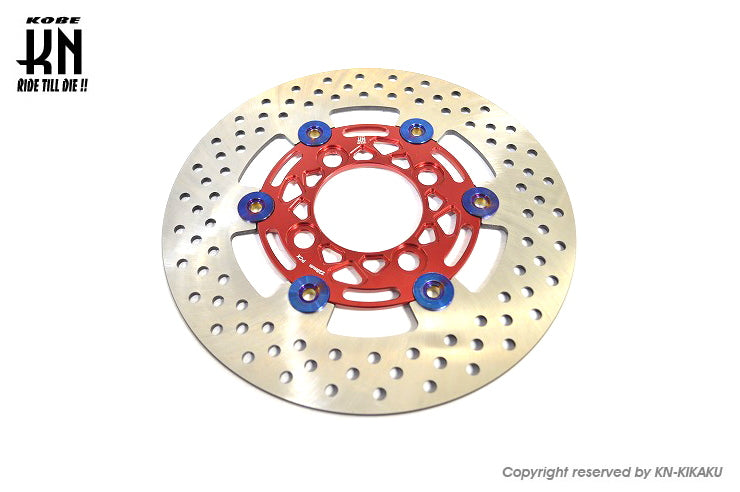 フローティングディスクローター220mm 【PCX125/150,Dio110,SHモード,グロム,モンキー125】レッド