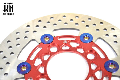 フローティングディスクローター220mm 【PCX125/150,Dio110,SHモード,グロム,モンキー125】レッド