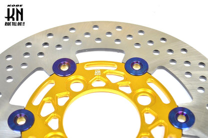 フローティングディスクローター220mm 【PCX125/150,Dio110,SHモード,グロム,モンキー125】ゴールド