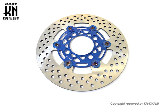 フローティングディスクローター220mm 【PCX125/150,Dio110,SHモード,グロム,モンキー125】ブルー